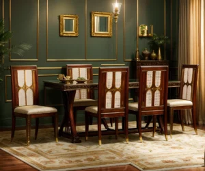 Theodore Alexander Rattan Dining Set