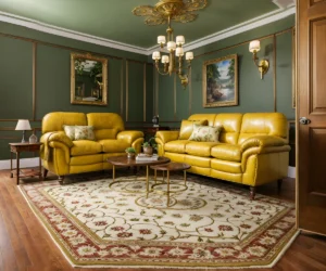 Arhaus Premium Leather Sofa