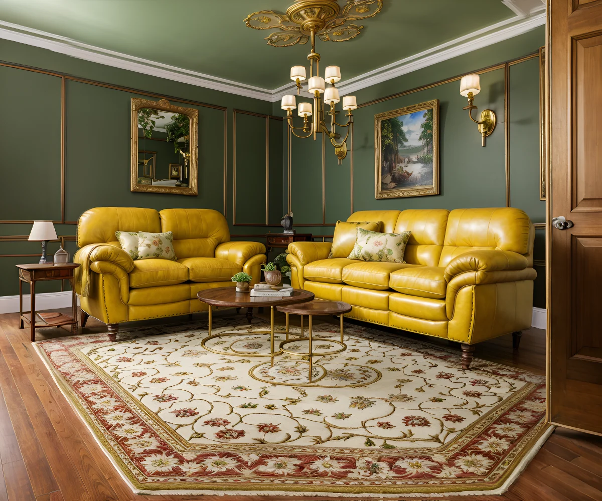 Arhaus Premium Leather Sofa