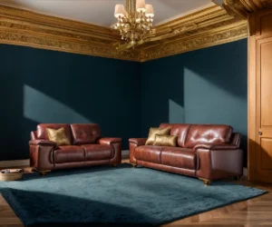 B&B Italia Charles Premium Leather Sofa