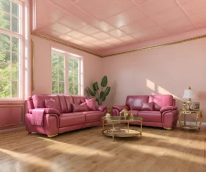 B&B Italia Charles Premium Leather Queen Sofa