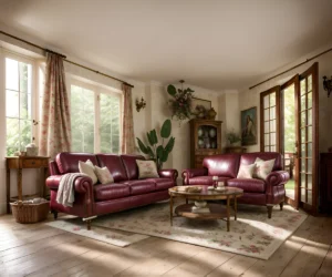 C Sofa Evam Italian Leather Sofa