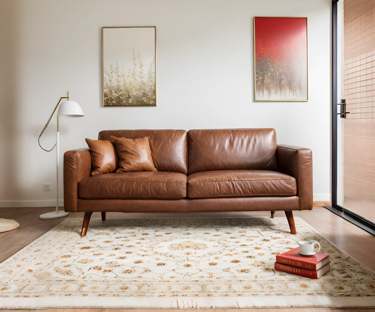 Cappellini Camaleonda Minimal Premium Leather Sofa