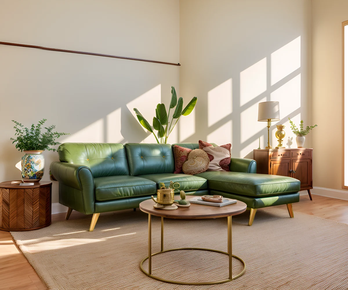 Dolce Gabbana Casa Premium Leather Lounger