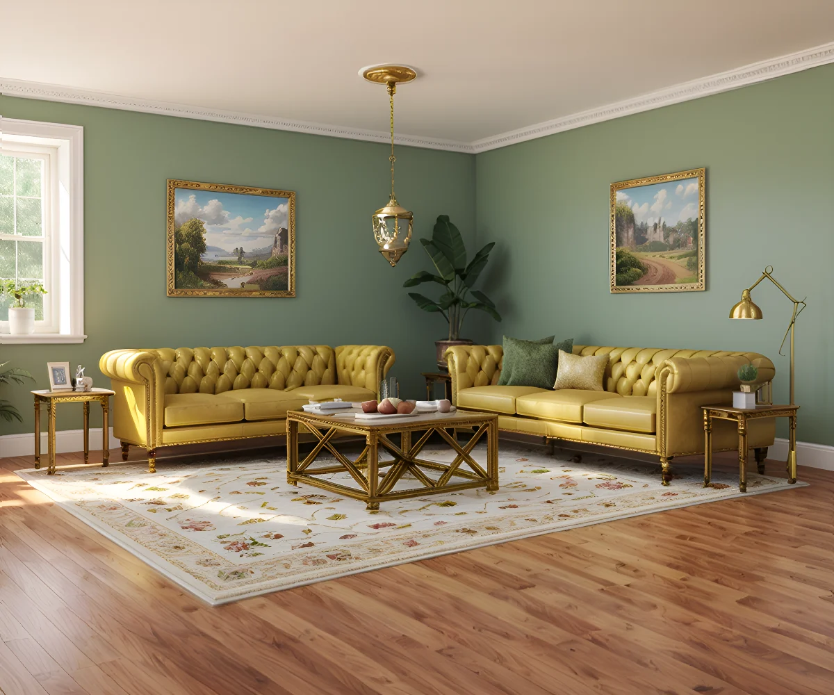 Dolce Gabbana Casa Premium Leather Sofa