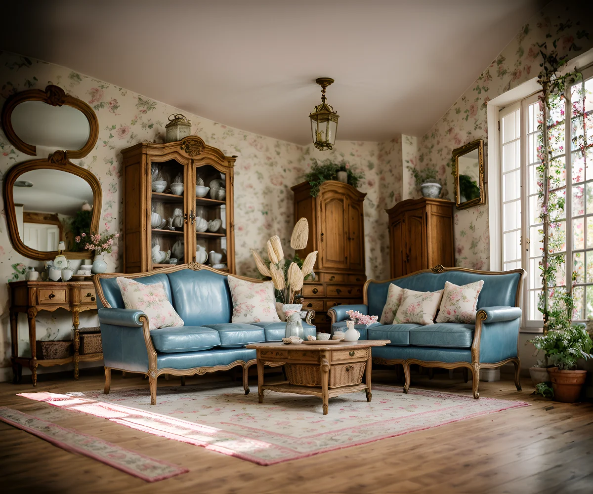 Duncan Phyfe Vintage Premium Leather Sofa