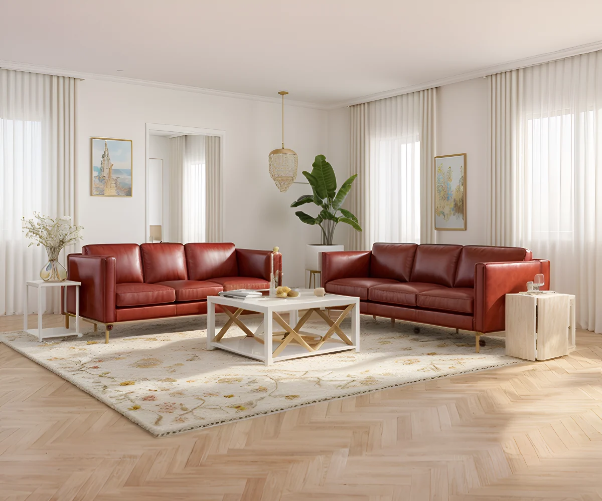 Gamma Premium Leather Sofa