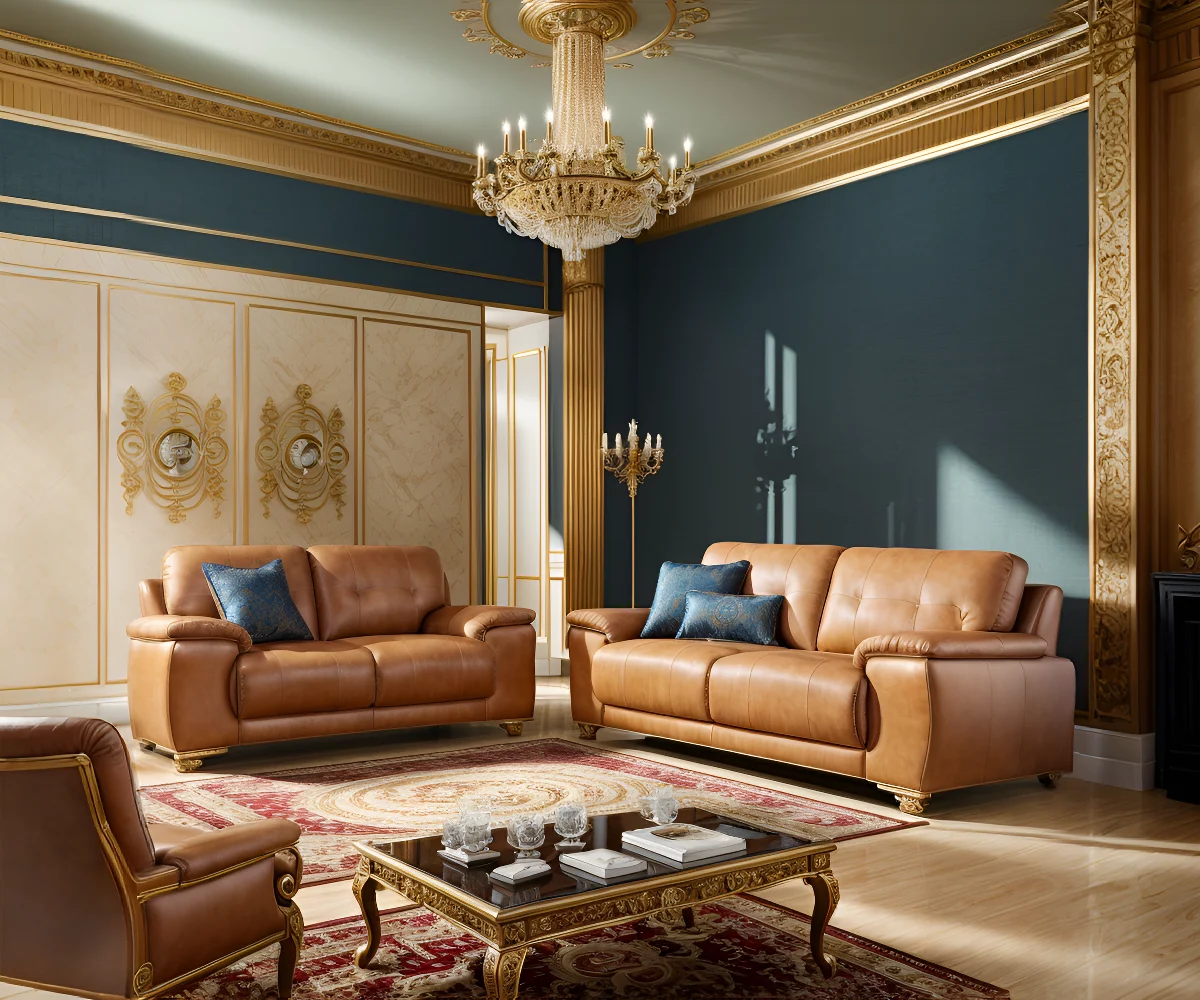 Langley Henders Hazel Premium Leather Sofa