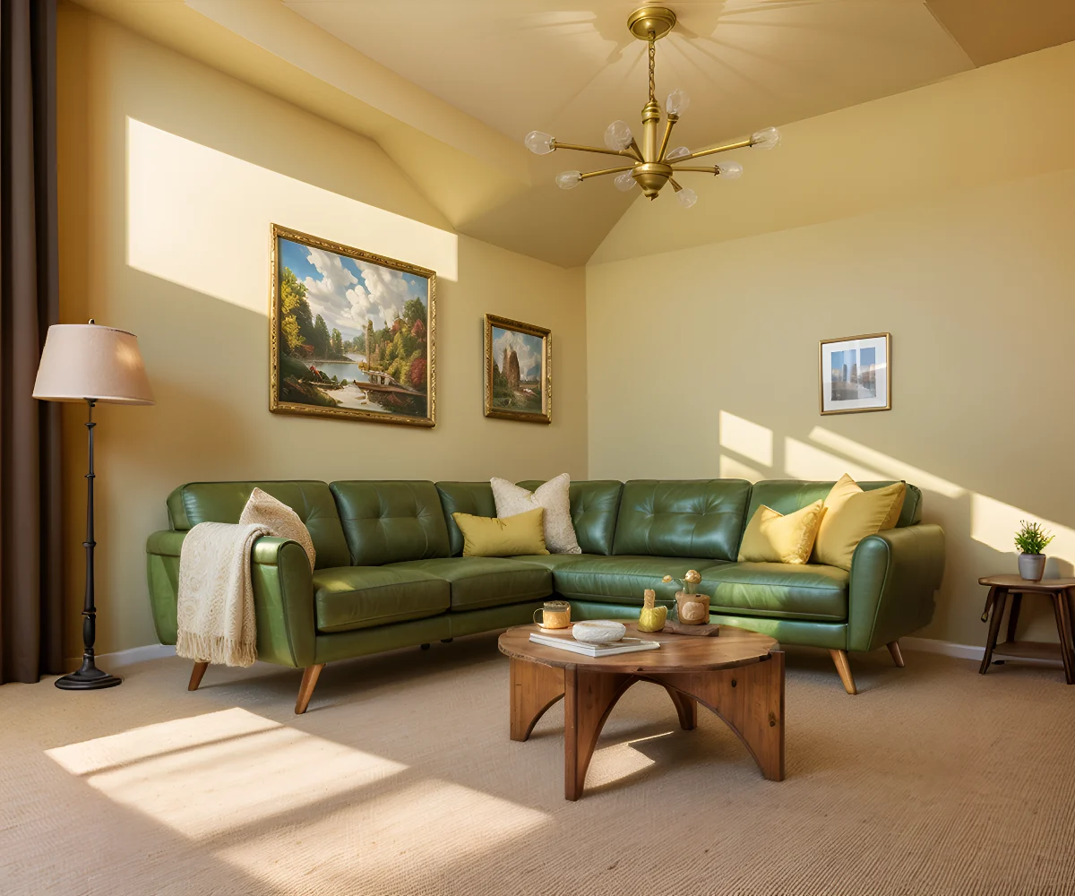 Poliform Premium Leather L Shape Sofa