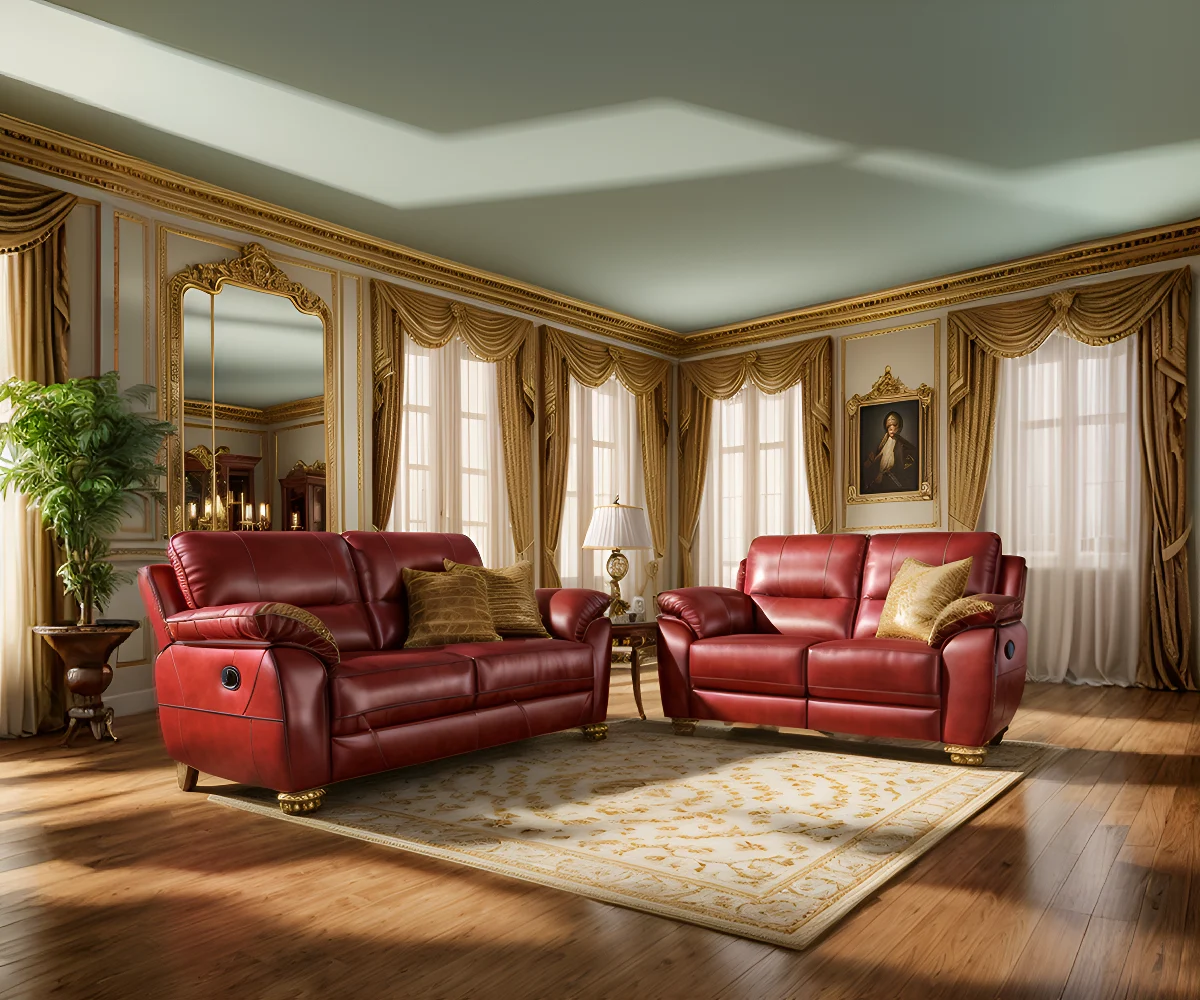 Wittmann Brix Italian Leather Sofa