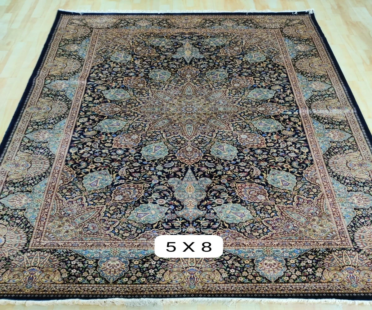 Dhoop Chaya Silk Hand Knotted Carpet
