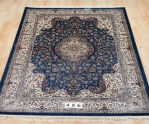 Jaduyi Bavadi Hand Knotted Silk Wool Carpet