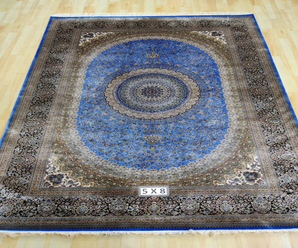 Nourison Chocolate Regal Hand Knotted Wool Carpet