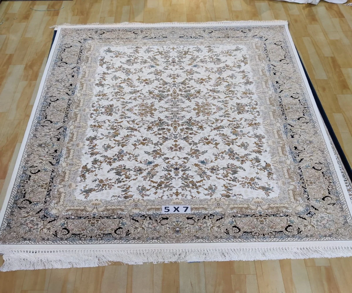 Perser Rug Nain Premium Silk Hand Knotted Carpet