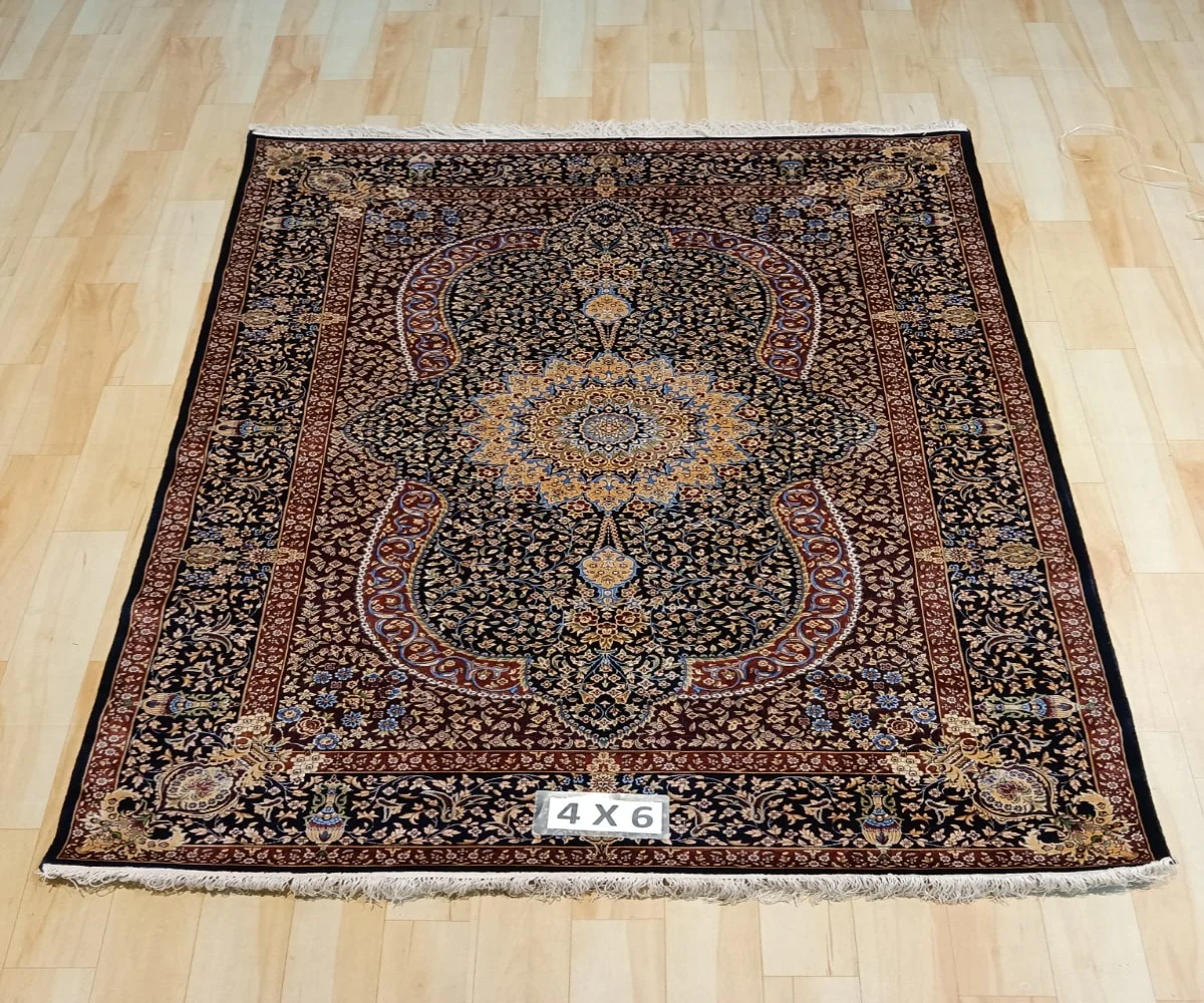 Lilihan Persian Hand Knotted Silk Carpet